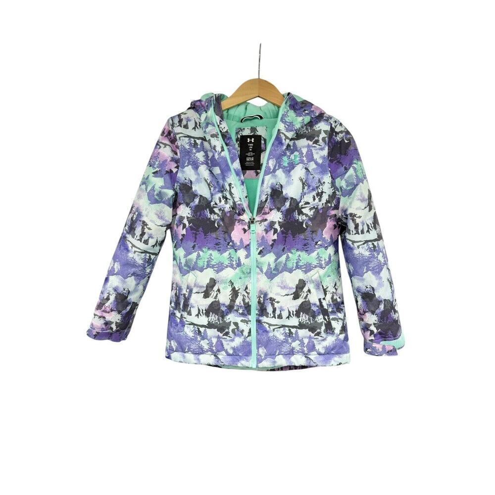 Under Armour Storm Laila Comet Green Insulated Ski Jacket -Youth Medium